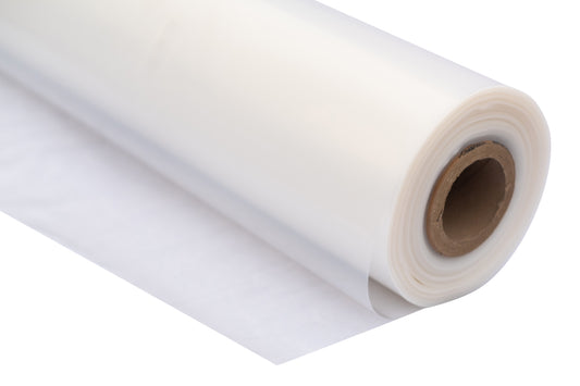 Ecofender Newt Barrier Fence, 1000 Gauge Polythene, Clear, 1x100m Roll