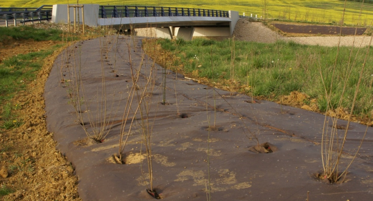 Ecotex, Biodegradable Weed Control Mulch Mat, 2m Wide