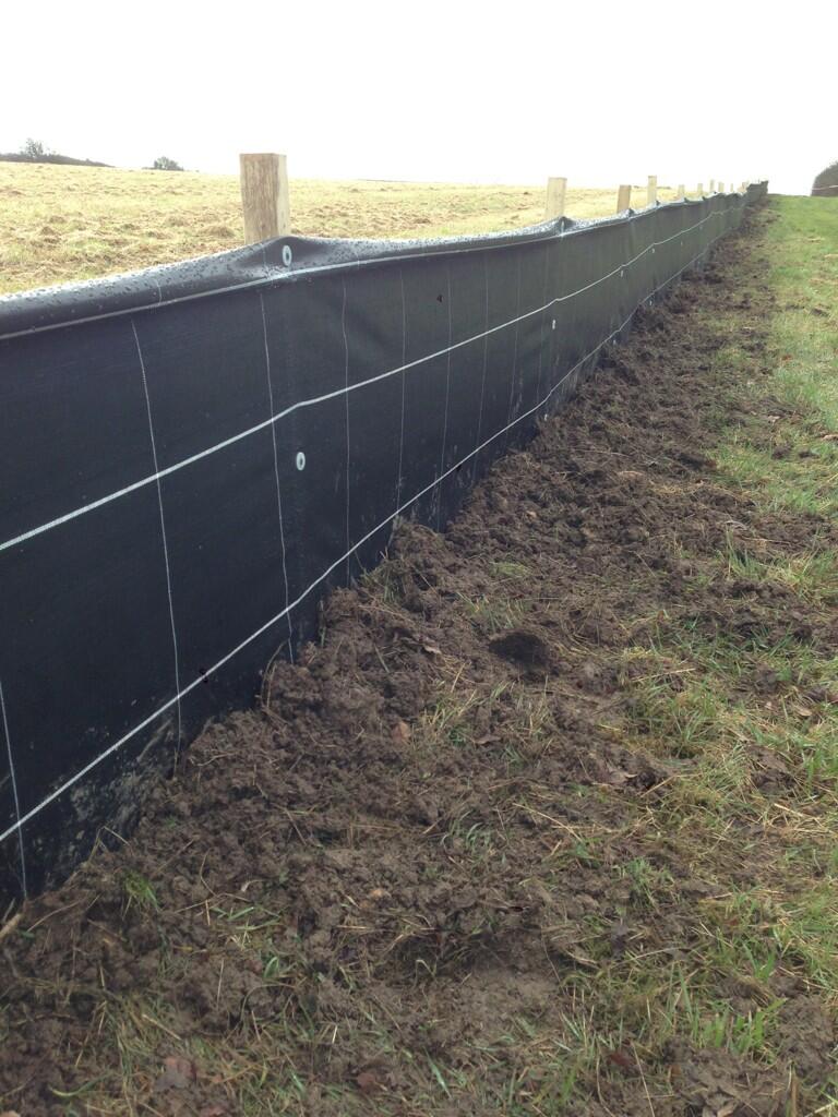 Ecofender™ Woven - Temporary Newt Fence, 1.00 x 100.00m Roll